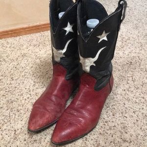 Vintage red boots